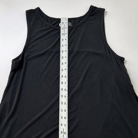 ZYIA Active Tunic Top Womens Size M Black Stretch Sleeveless Tank Workout Yoga - Picture 11 of 12
